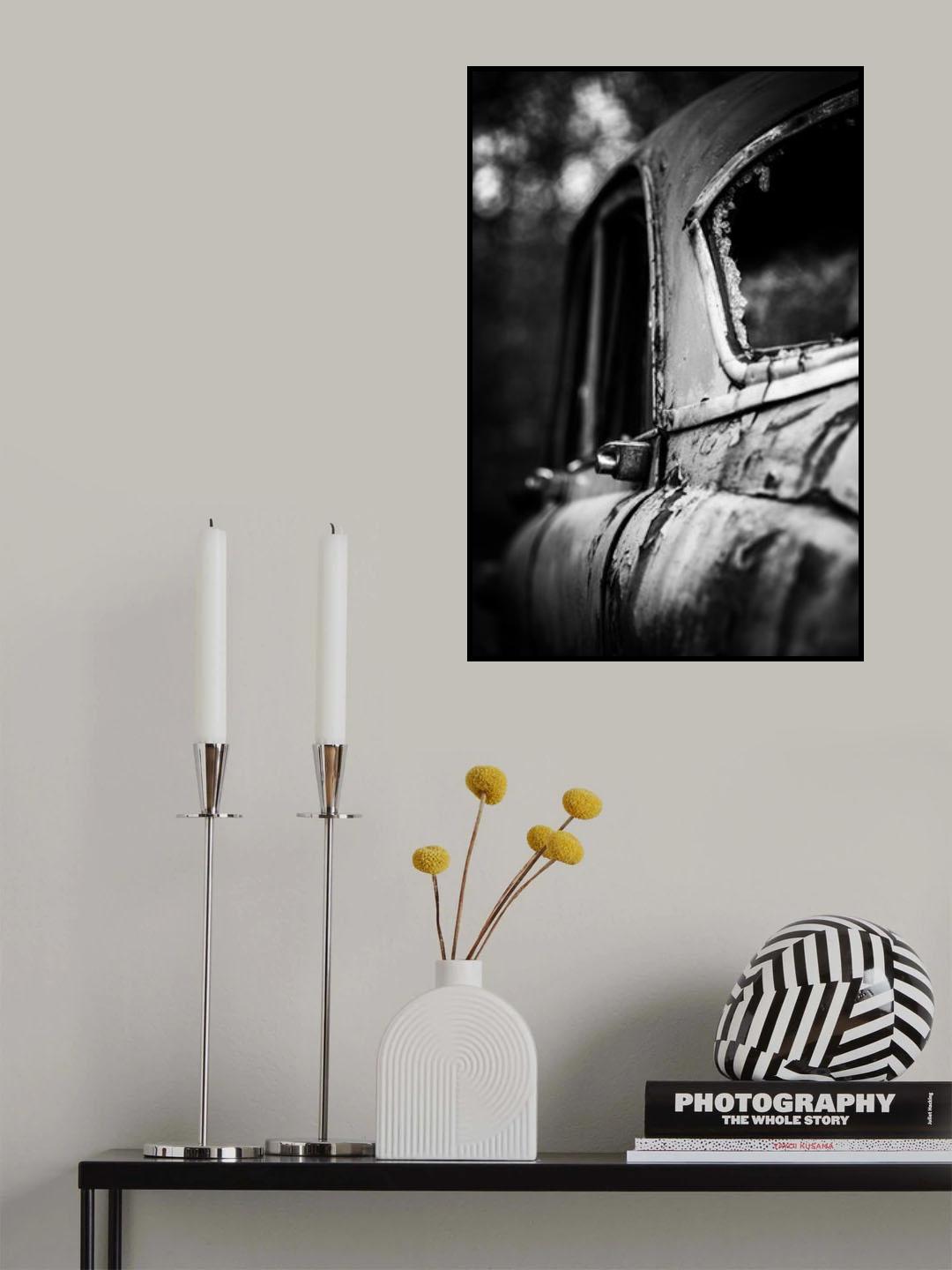 Scrap car Poster och Canvastavla