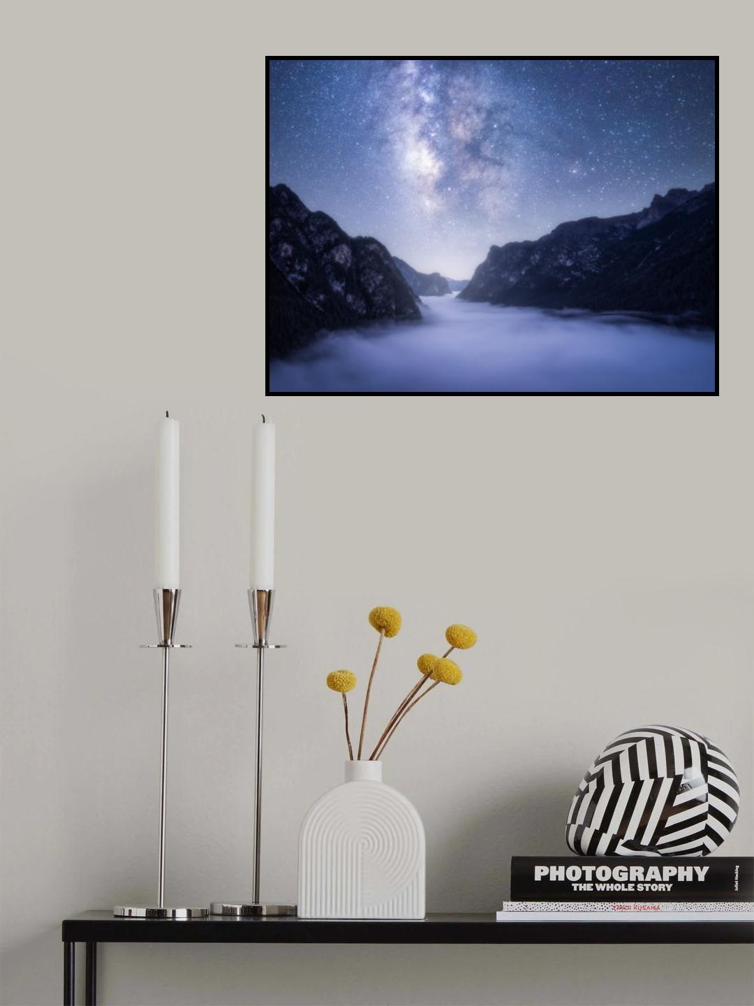 A Dreamy Night Poster och Canvastavla