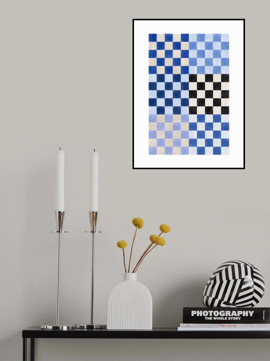 3x4 Aspectratio Indigo60 Poster och Canvastavla