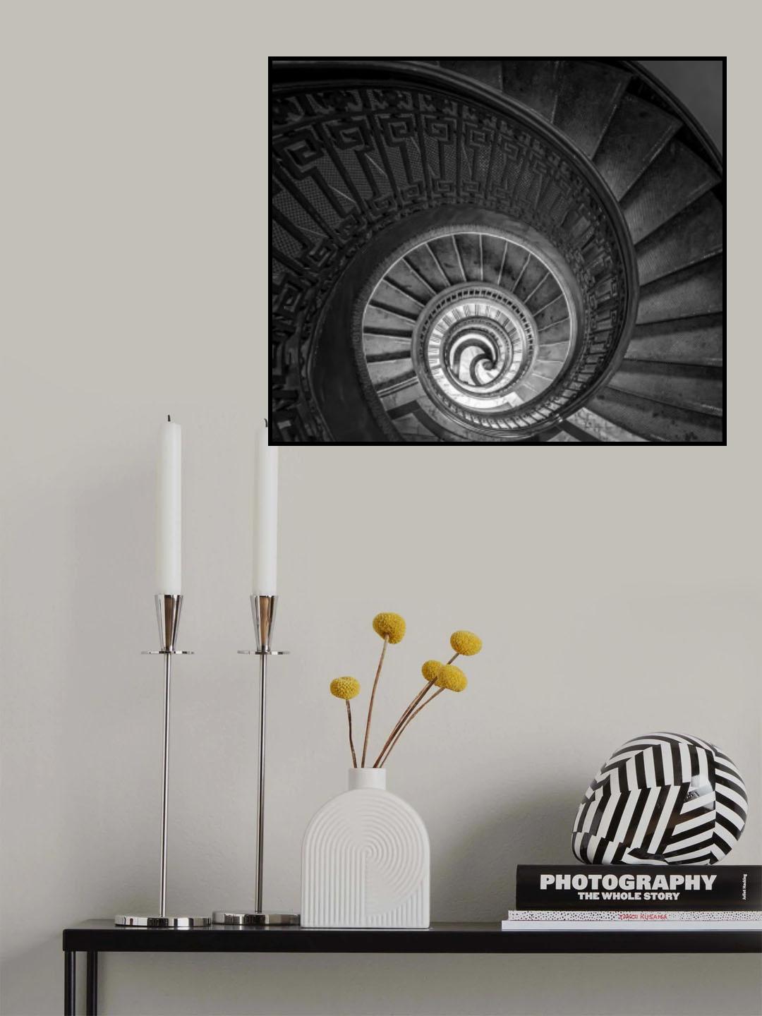 Spiral Ladder 0133 Poster och Canvastavla