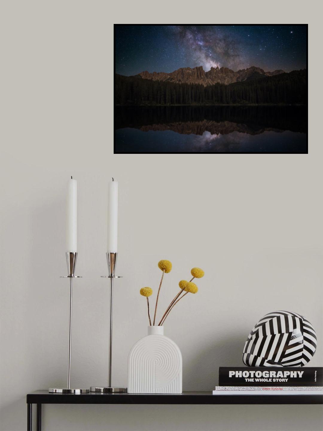 Lago di Carezza Poster och Canvastavla