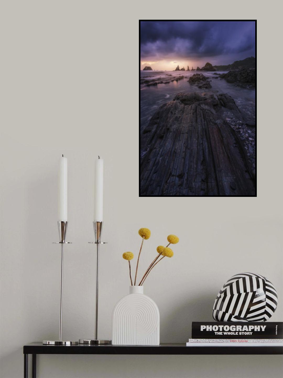 Sunset in Gueirua Poster och Canvastavla