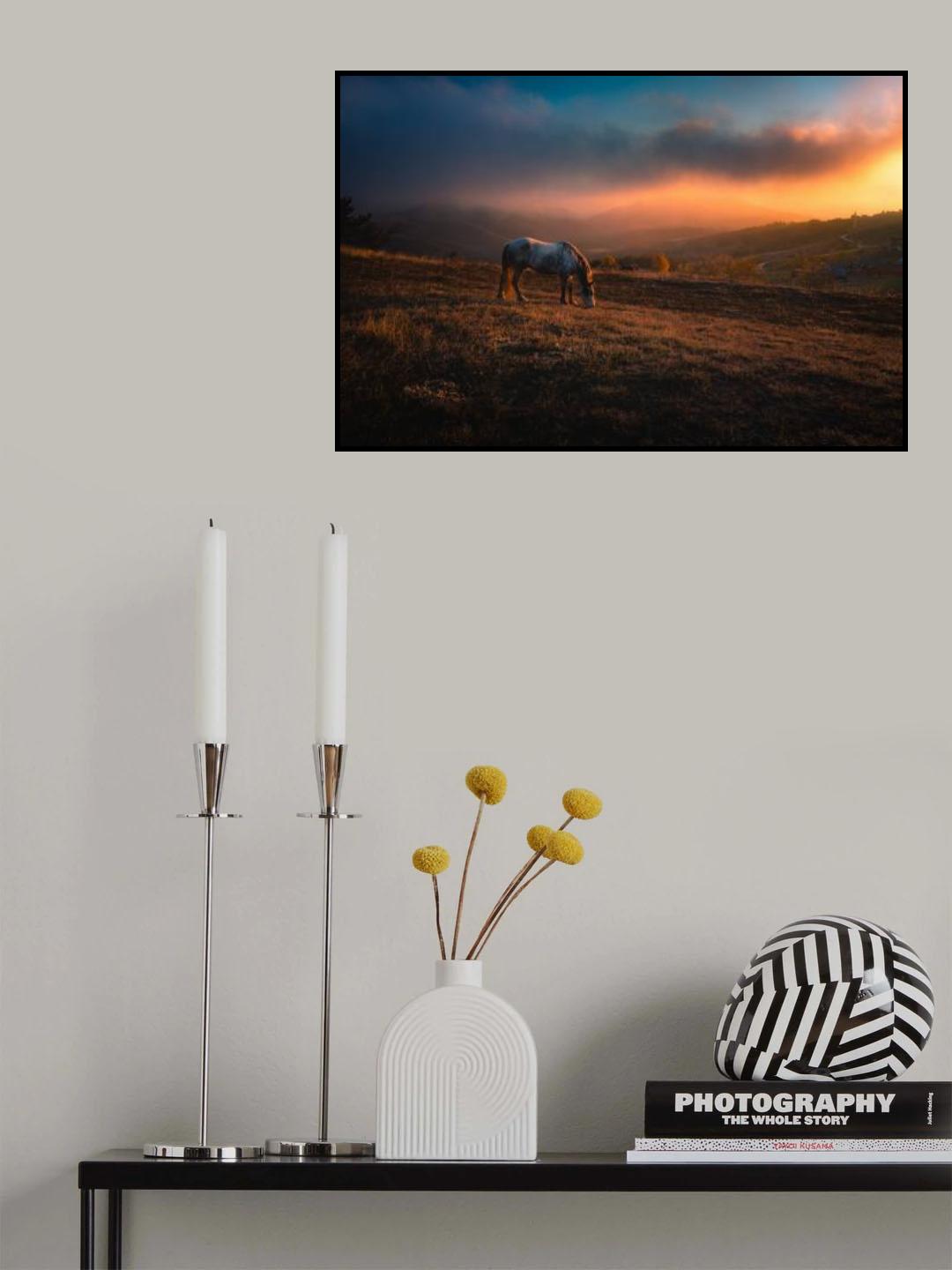 Autumn drawing Poster och Canvastavla