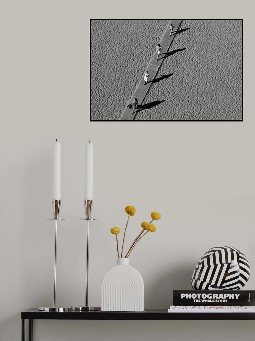 In a row Poster och Canvastavla