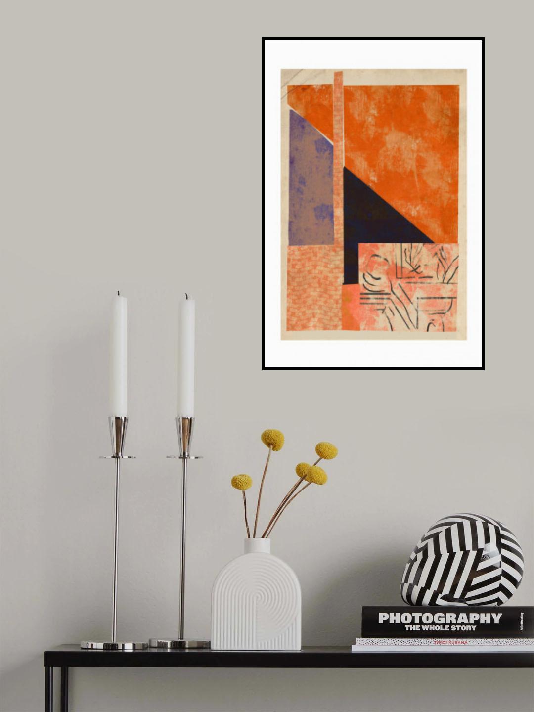 Geometric Shapes Poster och Canvastavla