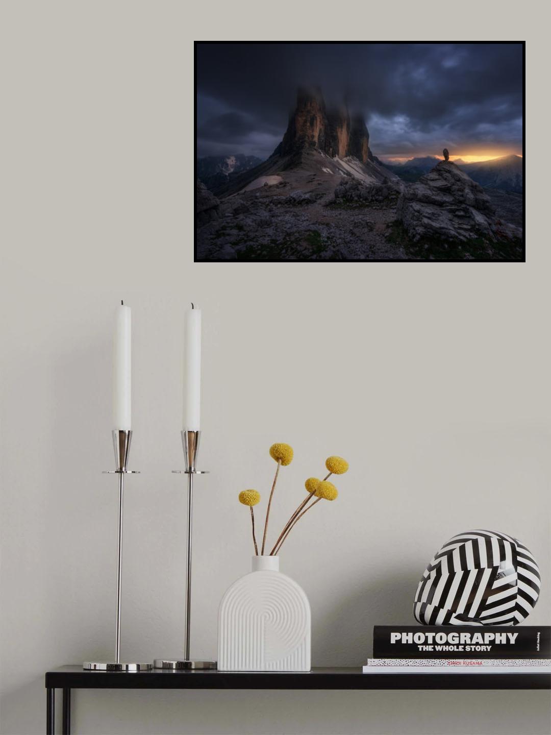 Tre Cime's Fire Poster och Canvastavla