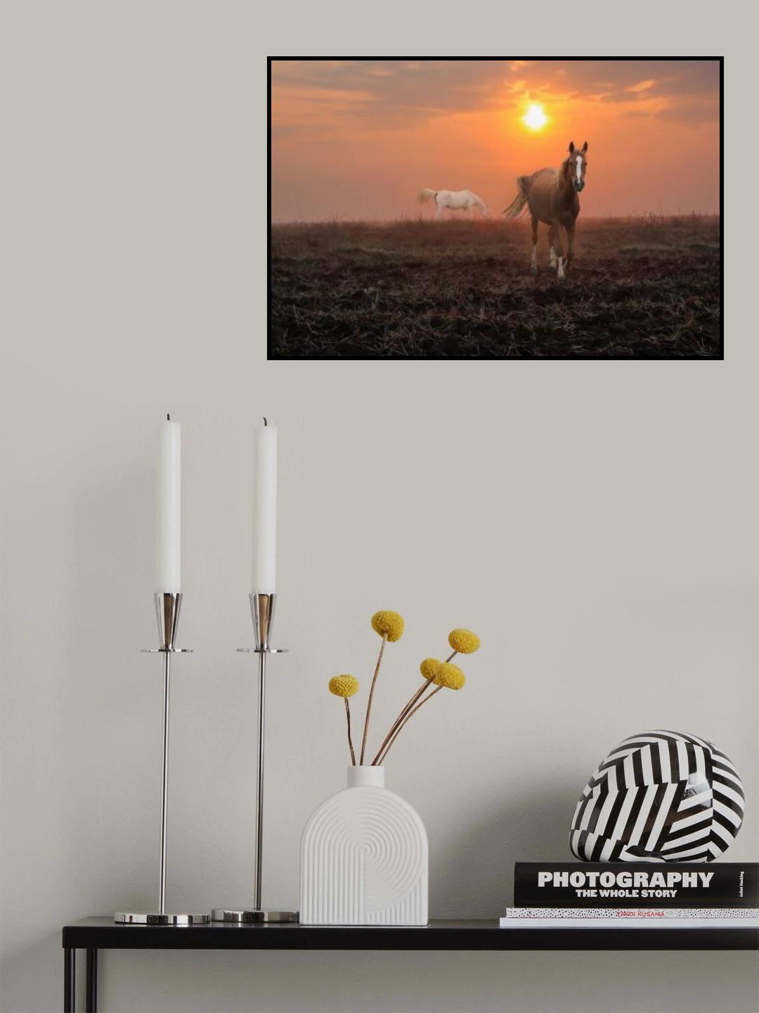 Autumn morning Poster och Canvastavla