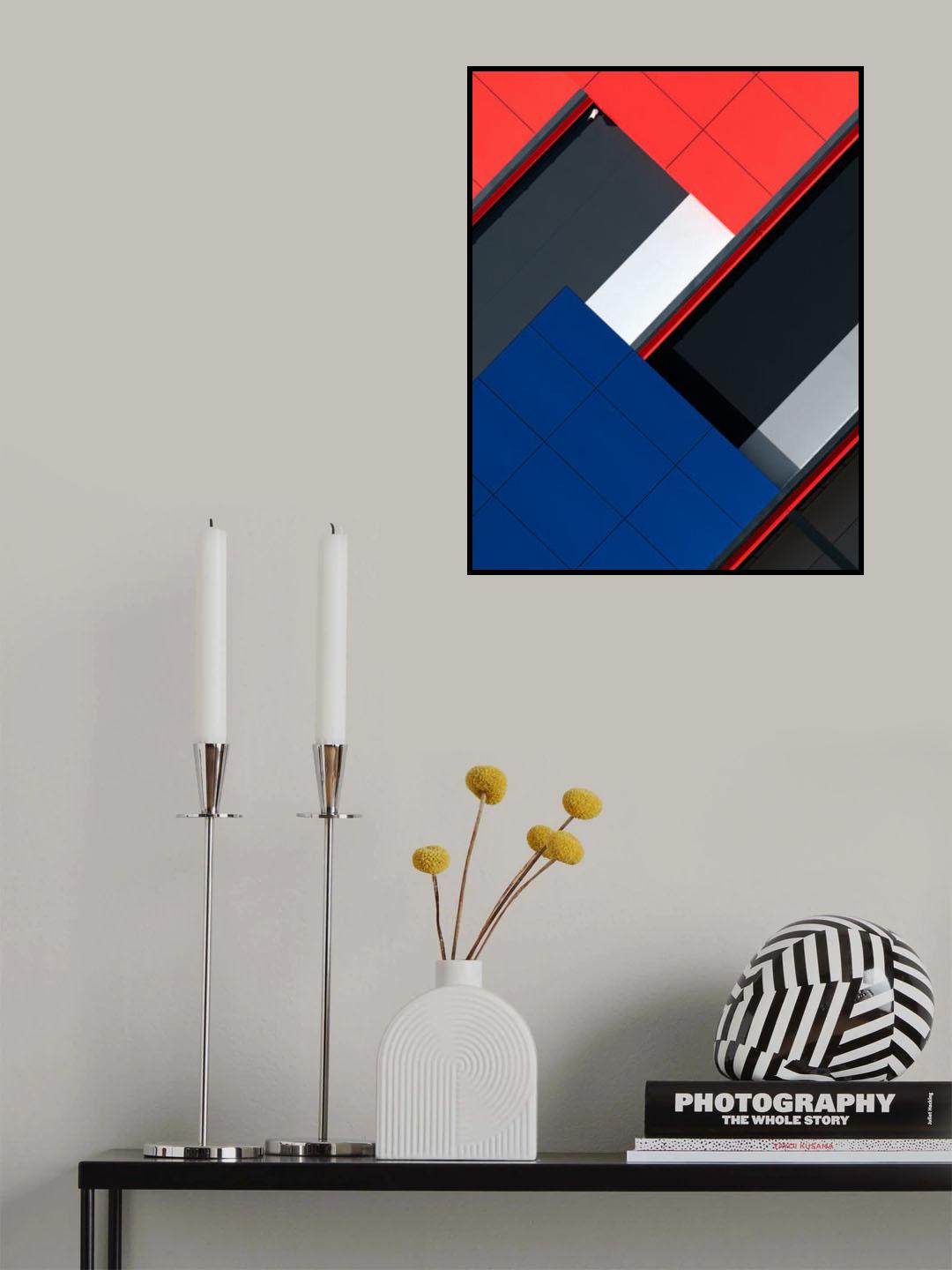 tetris facade Poster och Canvastavla