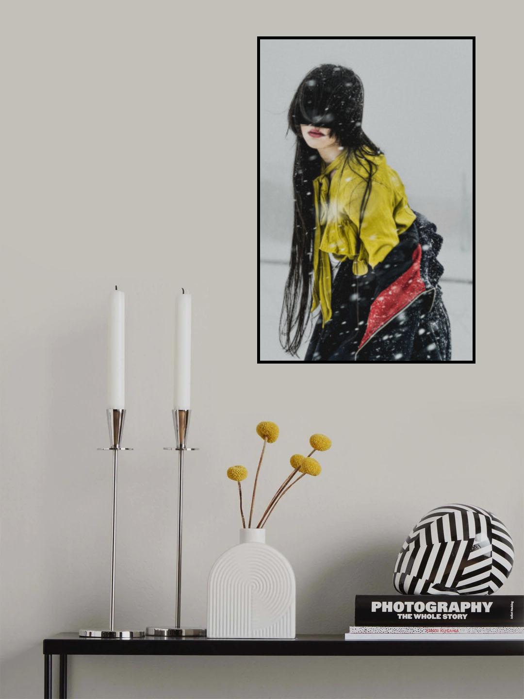 The beginning of snow Poster och Canvastavla