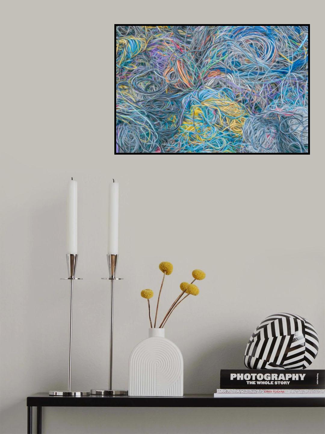 Twisted colors Poster och Canvastavla