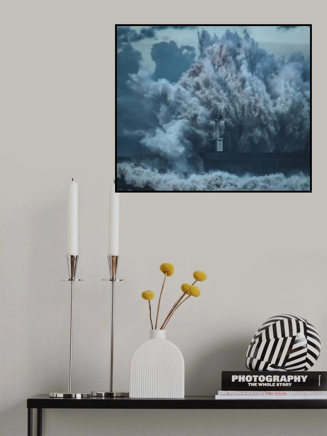 Explosion Poster och Canvastavla