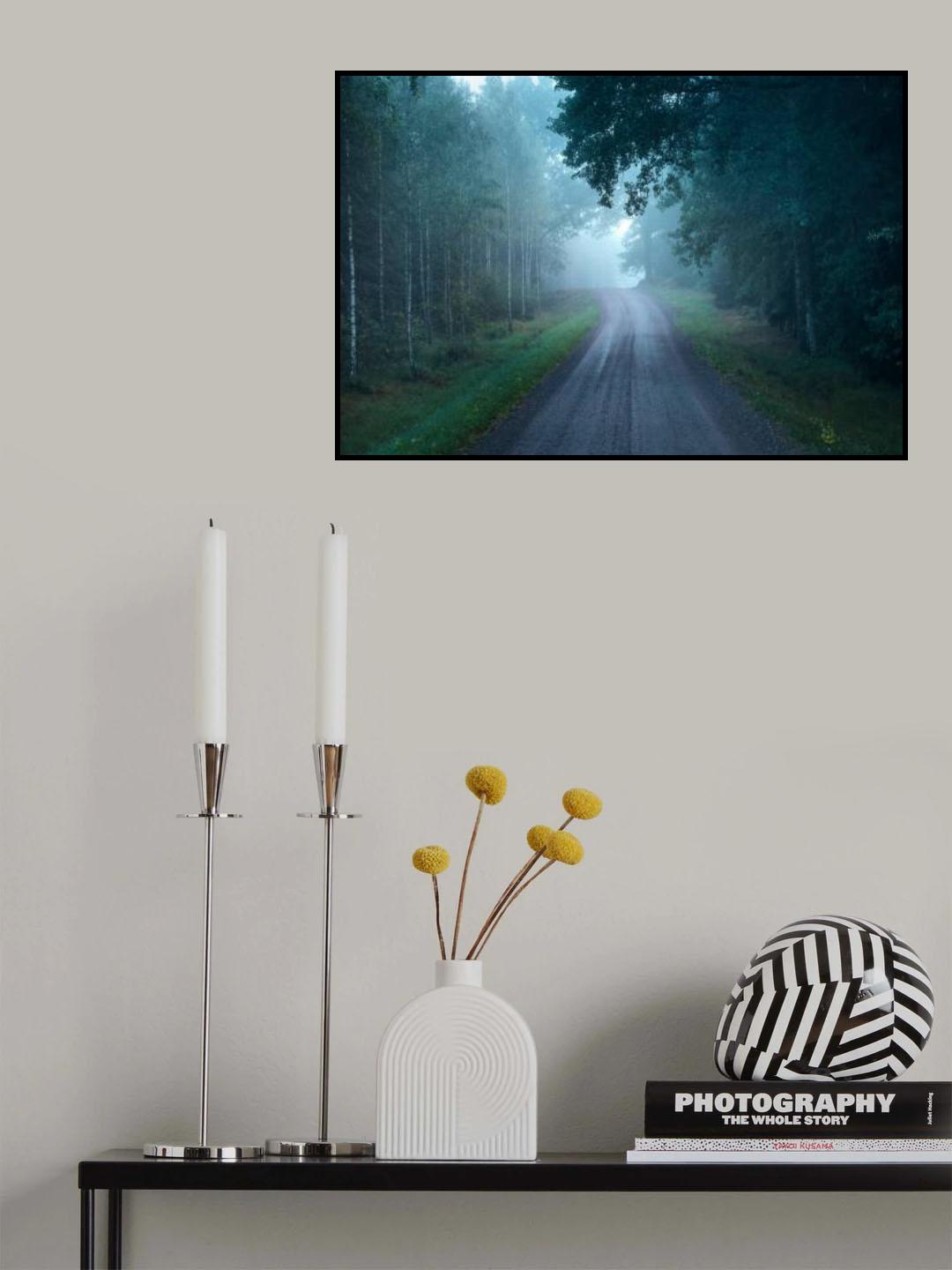 Halloween road Poster och Canvastavla