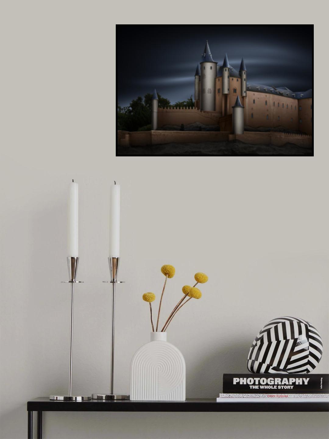 Segovia Castle in Japan Poster och Canvastavla