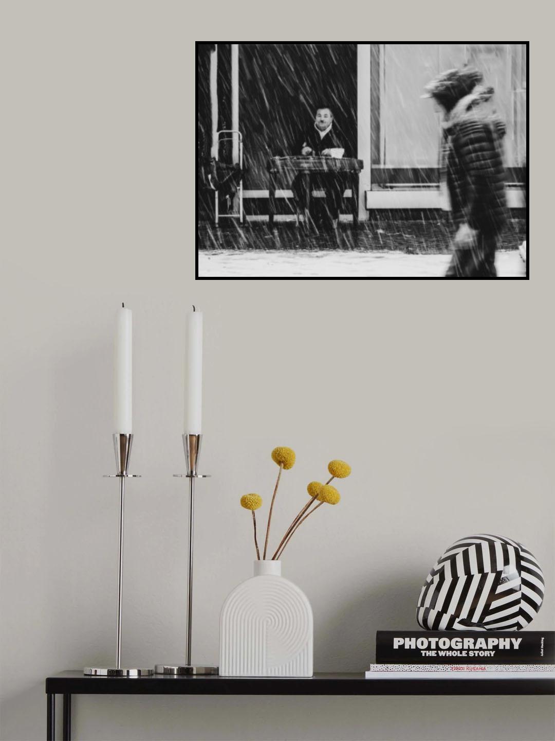 Street musician Poster och Canvastavla