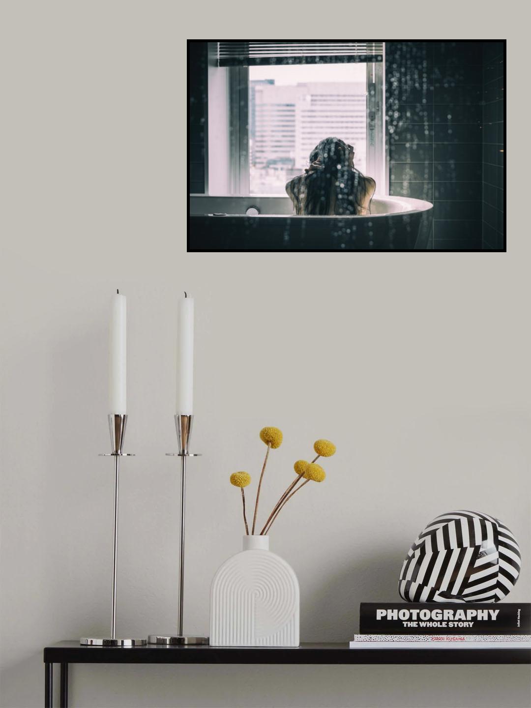 now I just want to be soaked under the gray sky... Poster och Canvastavla