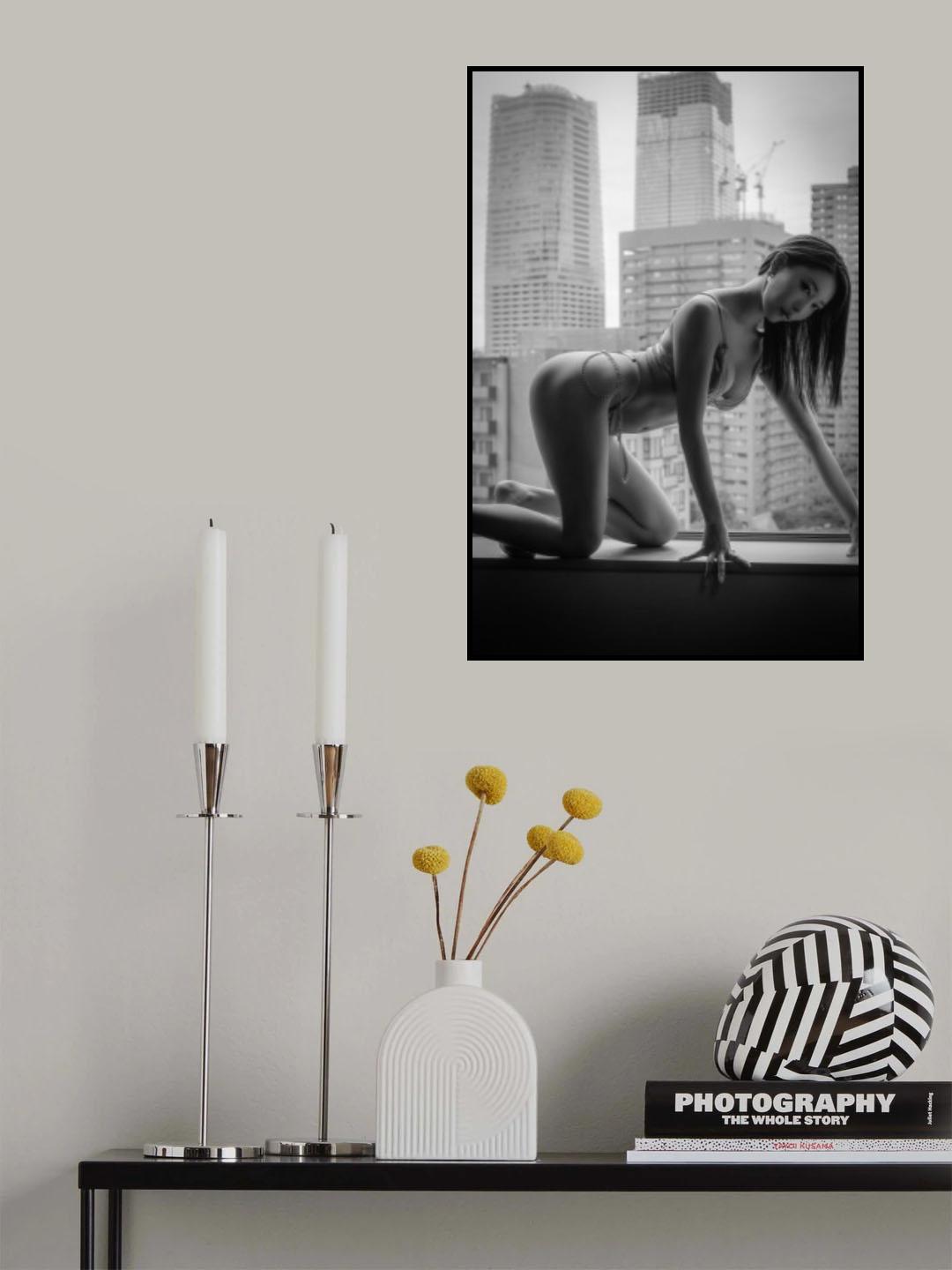straight lines and curves Poster och Canvastavla