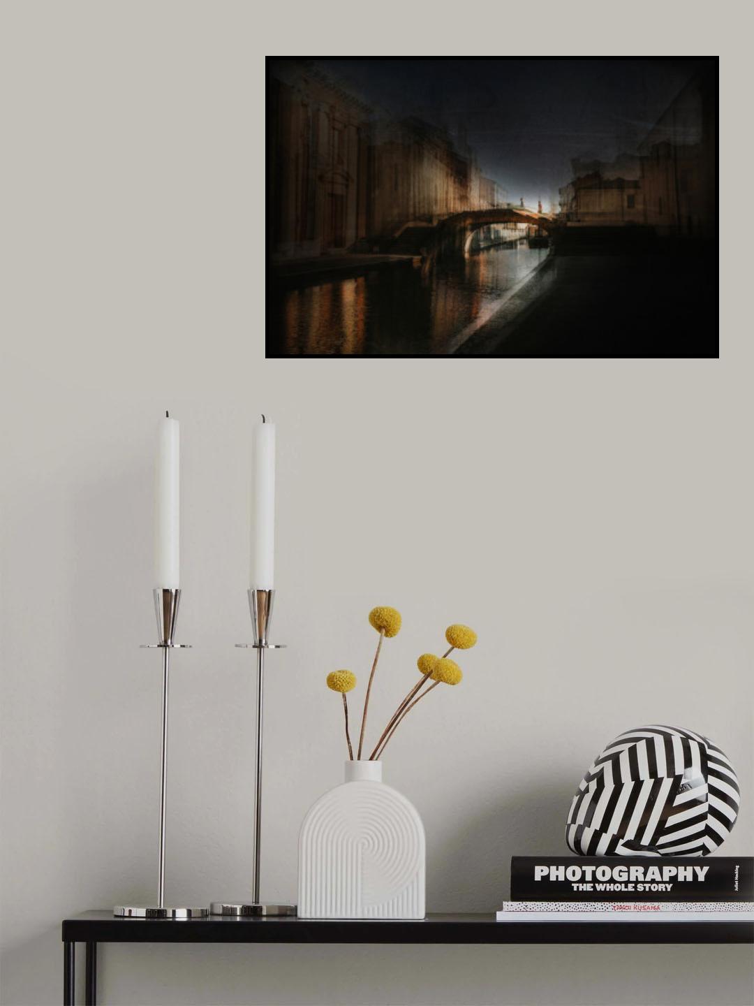 on the bridge Poster och Canvastavla