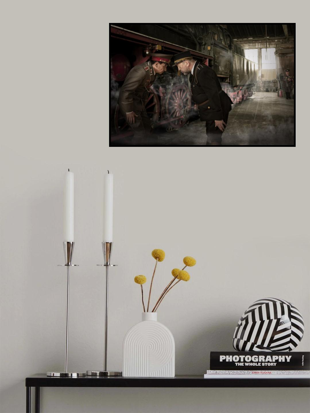 The arrival of the Italian II Poster och Canvastavla