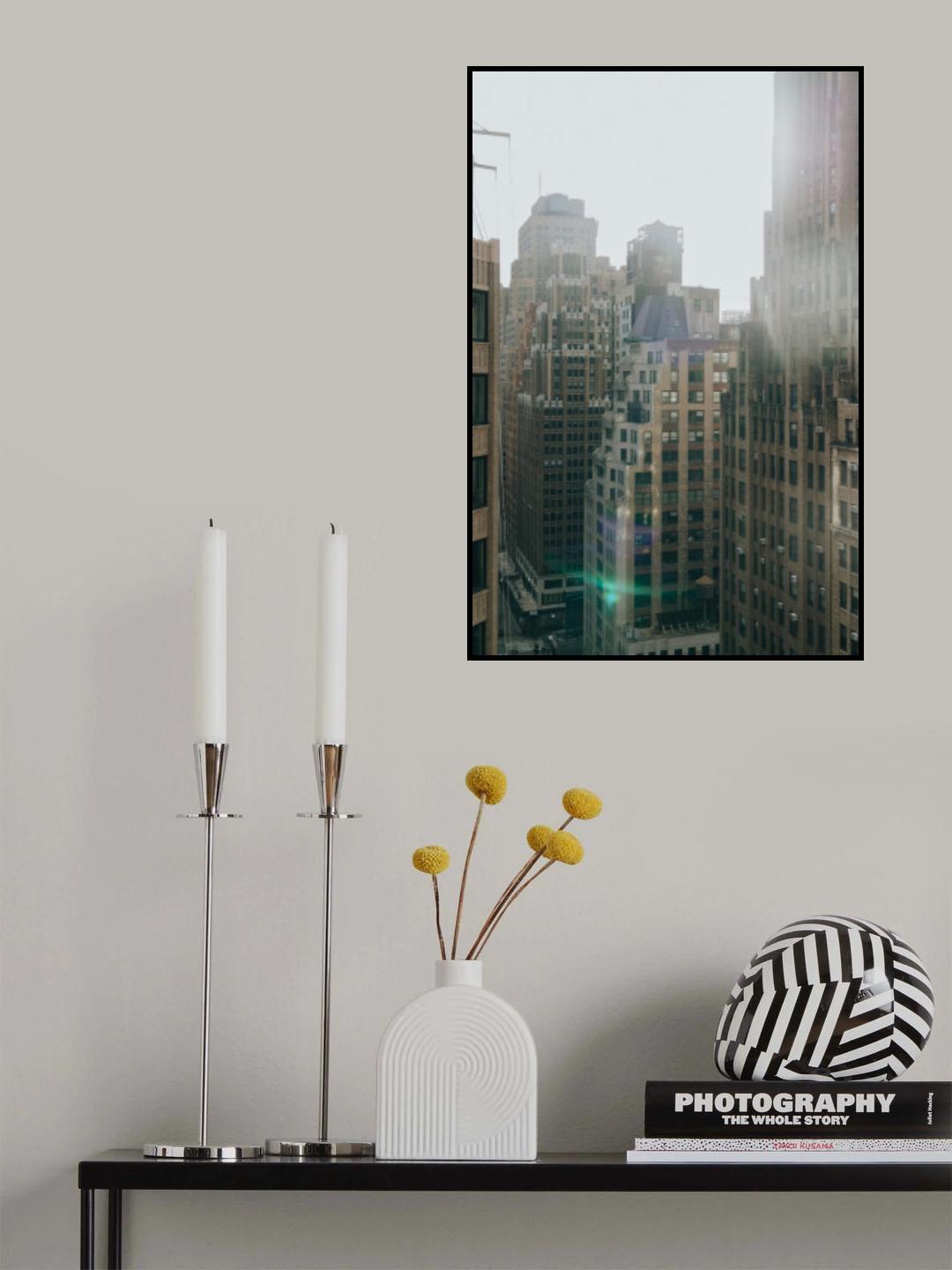 CLOUDY NYC DAY Poster och Canvastavla