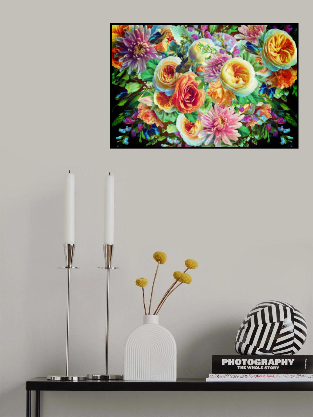Morning Blooms Cancan Poster och Canvastavla