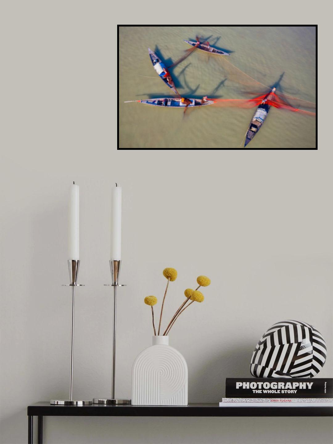 Fishing together Poster och Canvastavla