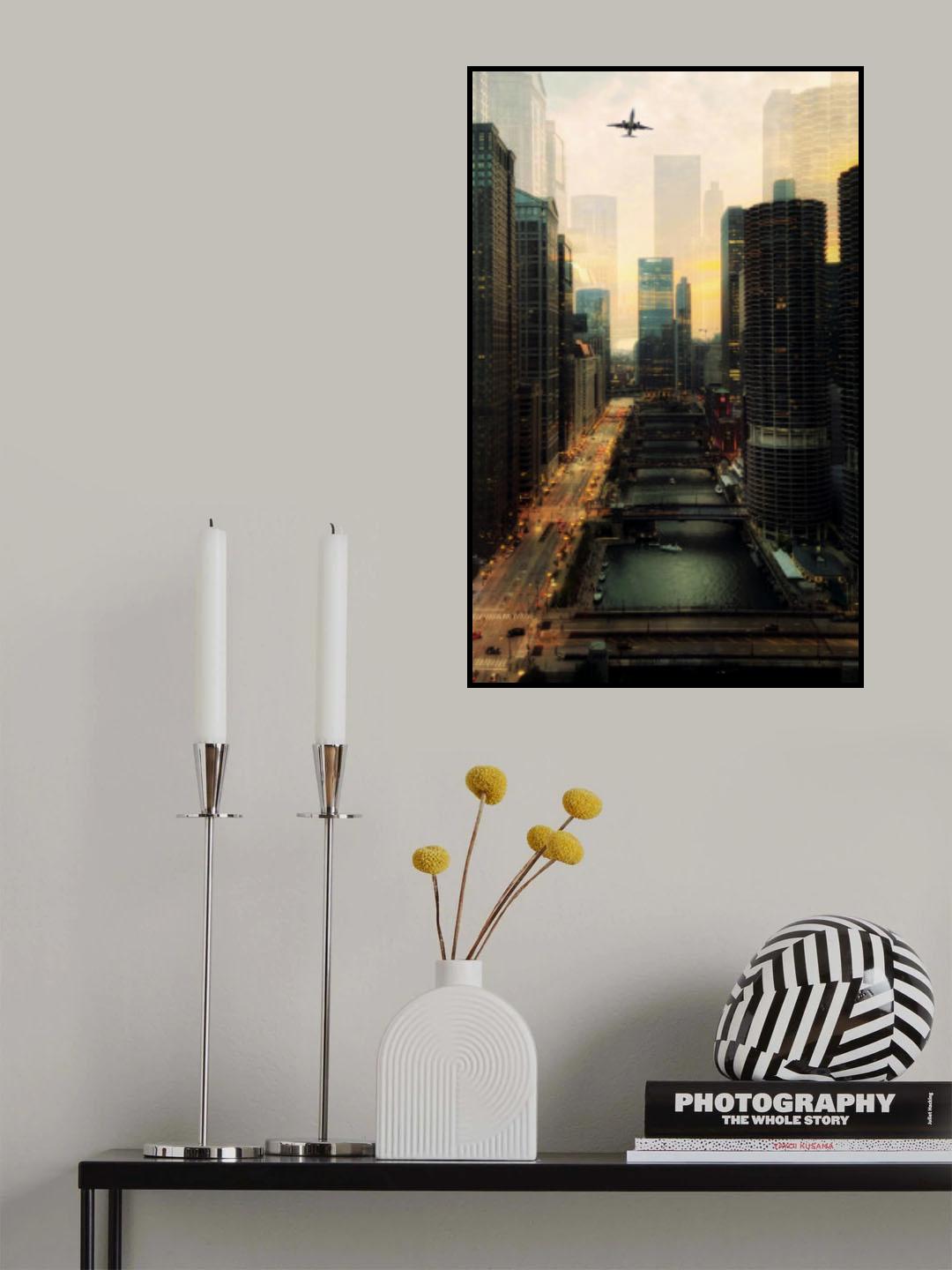 Chicago River Poster och Canvastavla