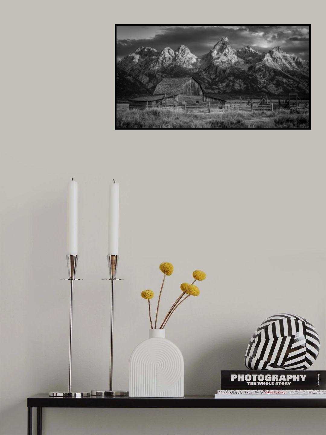 Teton Dawn Poster och Canvastavla