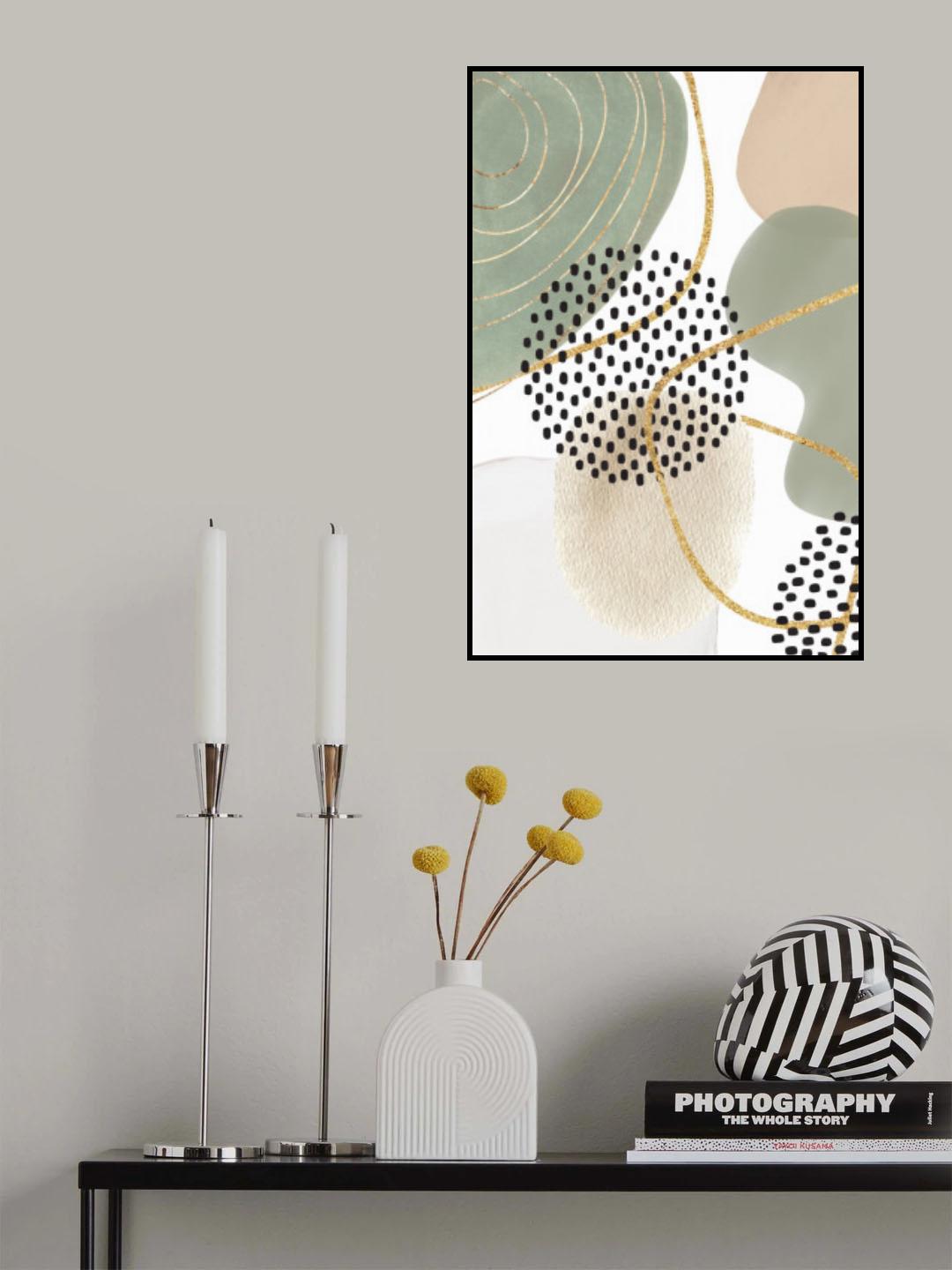 Calm green 1 Poster och Canvastavla