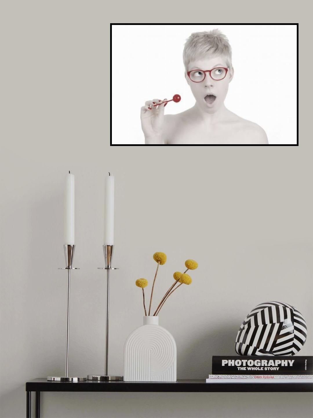 The red Poster och Canvastavla