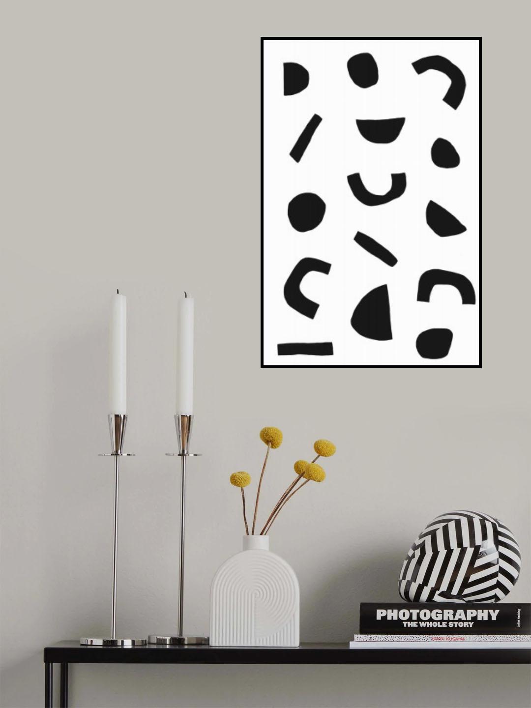 Abstract Get Together No 1 Poster och Canvastavla
