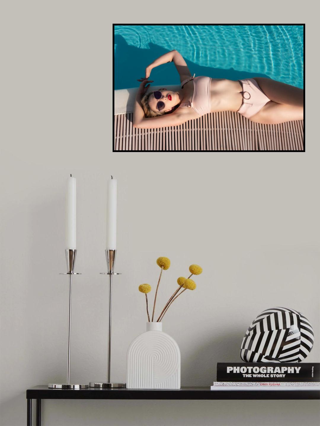 Poolside Poster och Canvastavla