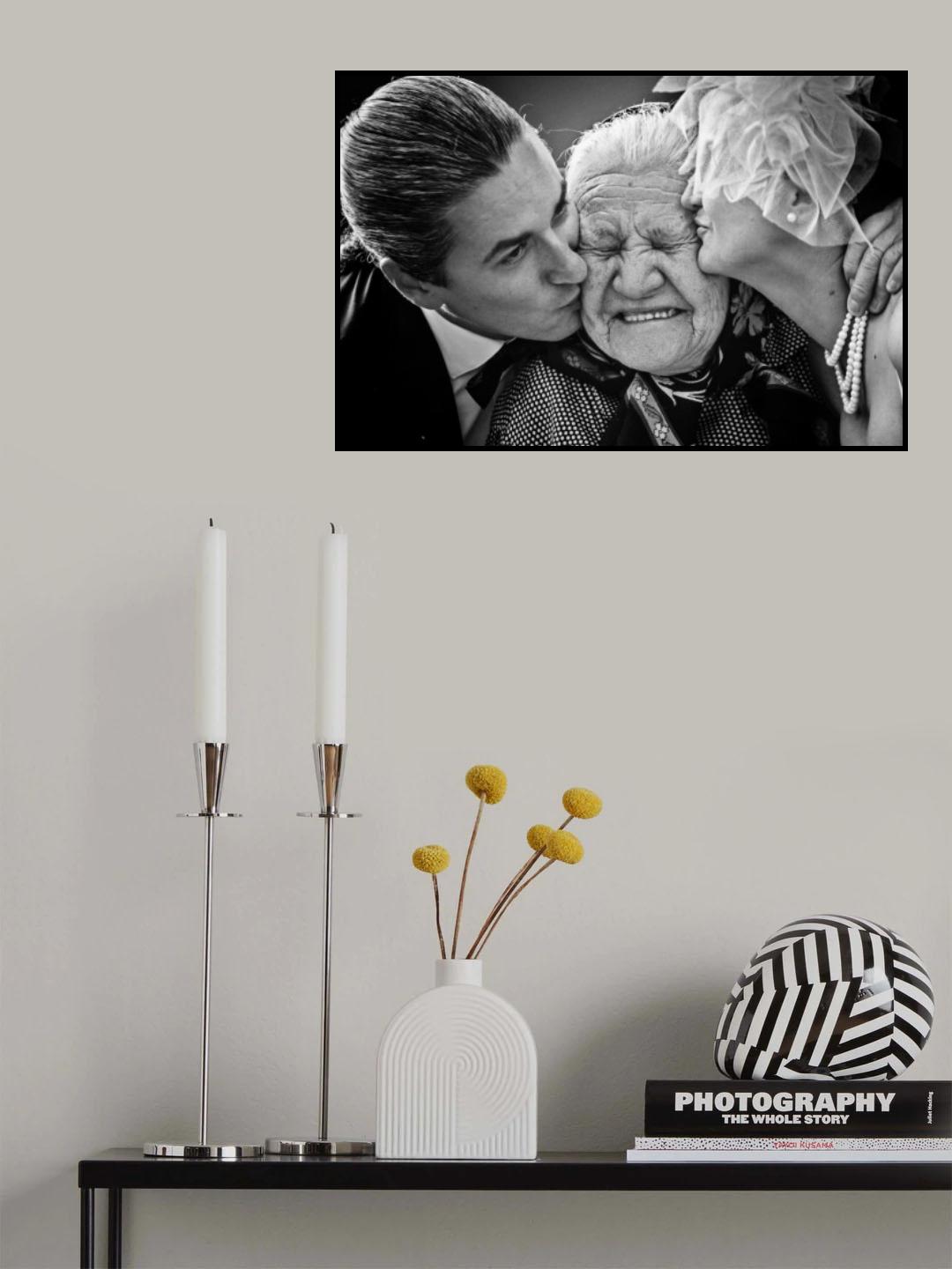 The happiness to see your grandchildren getting married Poster och Canvastavla