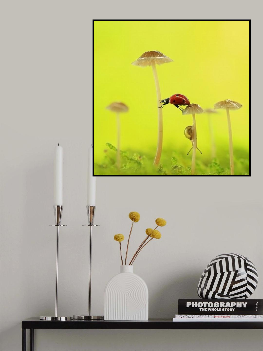 Autumn fairy tale Poster och Canvastavla