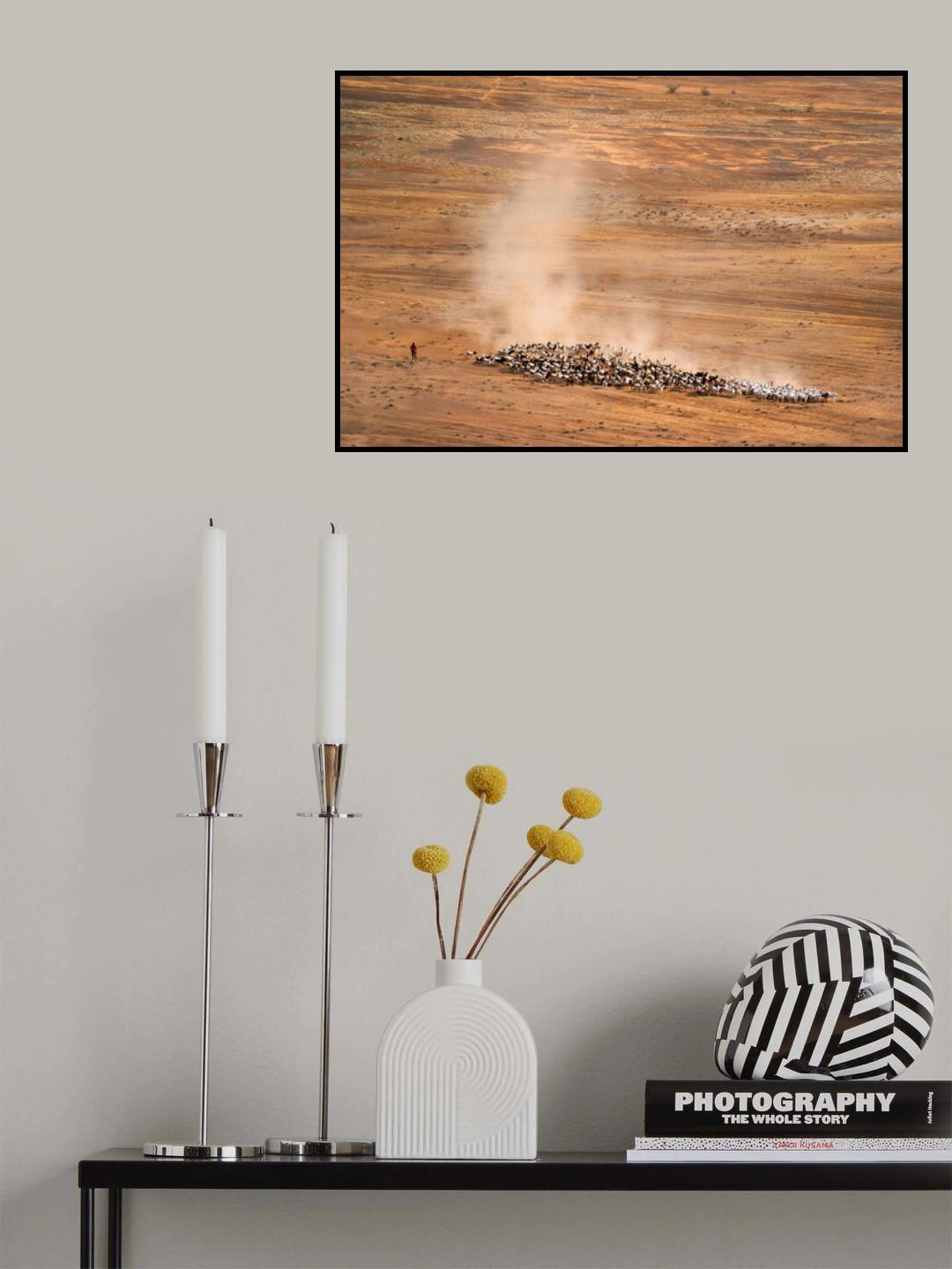 Masai Shepherd Poster och Canvastavla