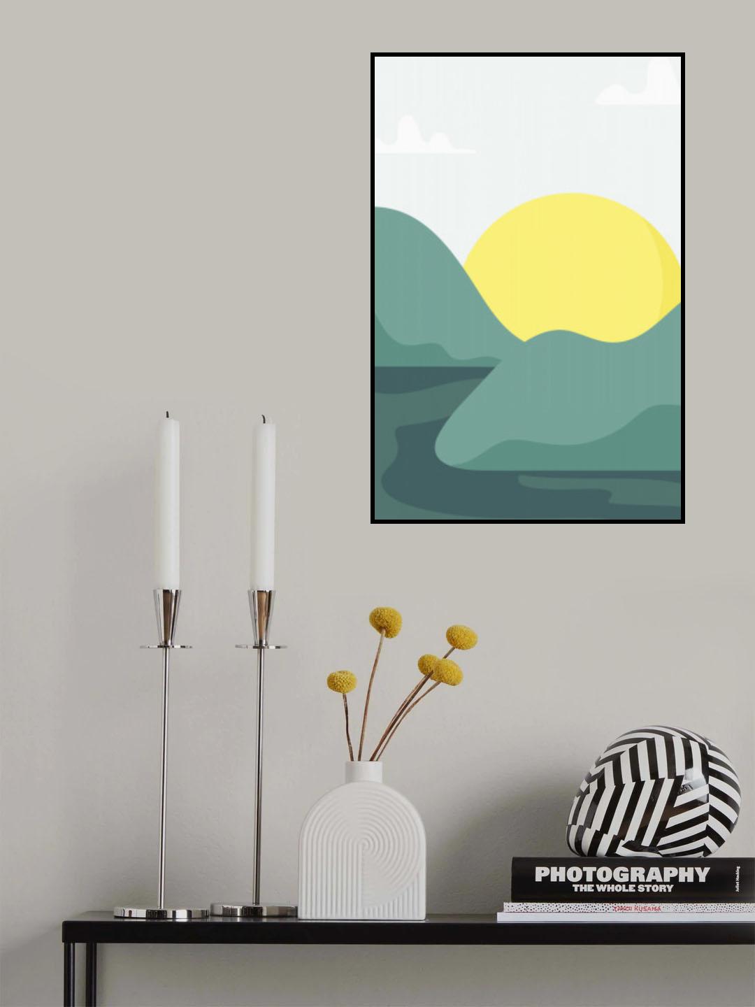 Boho Sunny Landscape #4 Poster och Canvastavla