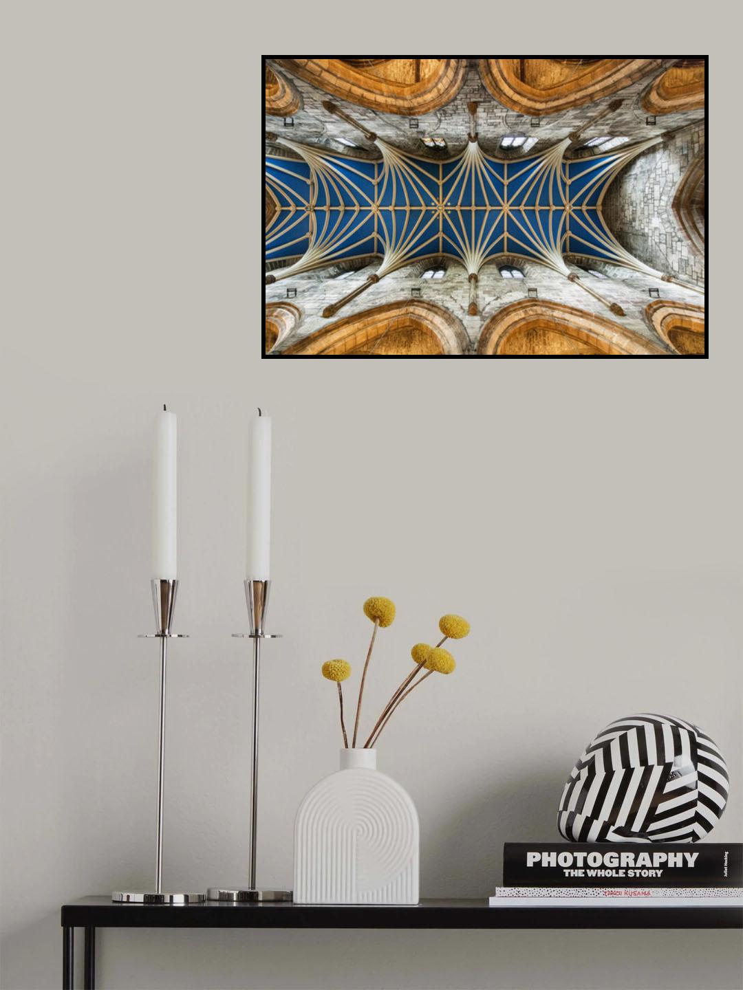 St Giles Ceiling Poster och Canvastavla