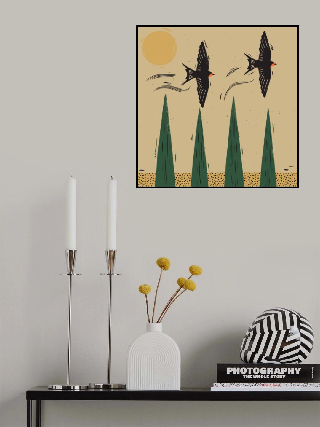 Flight Poster och Canvastavla