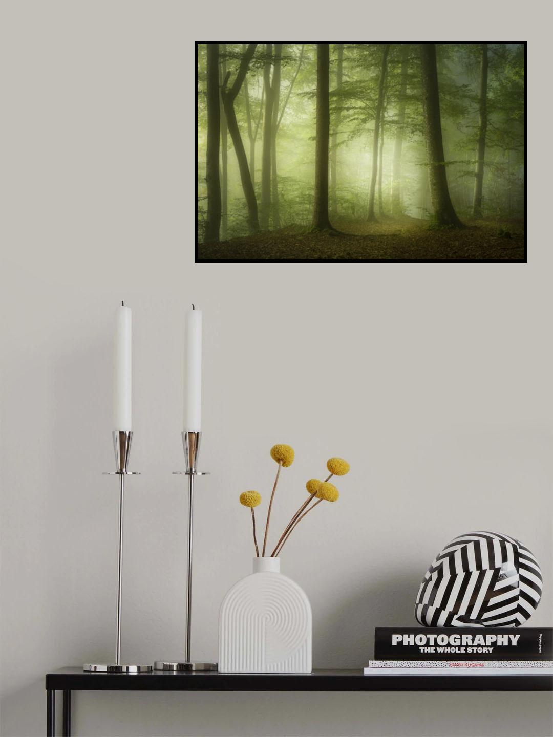 Mysterious Spring Morning Poster och Canvastavla