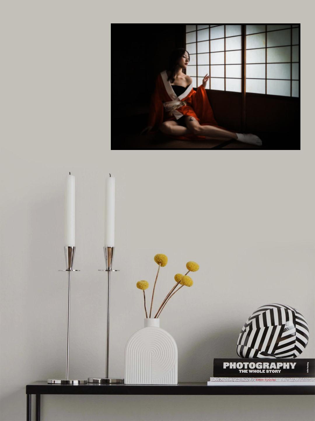 紅 Poster och Canvastavla