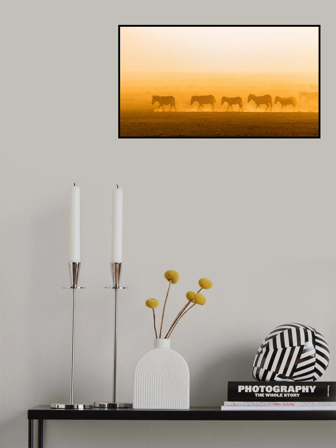 Morning walk Poster och Canvastavla