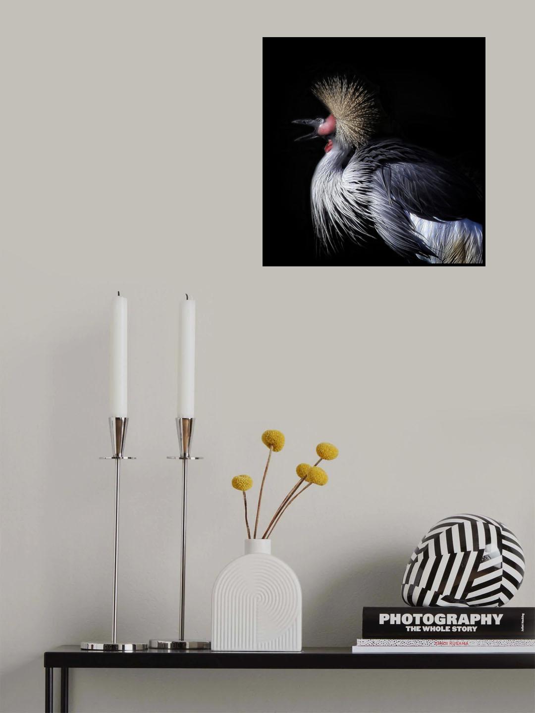 afraid ... Poster och Canvastavla