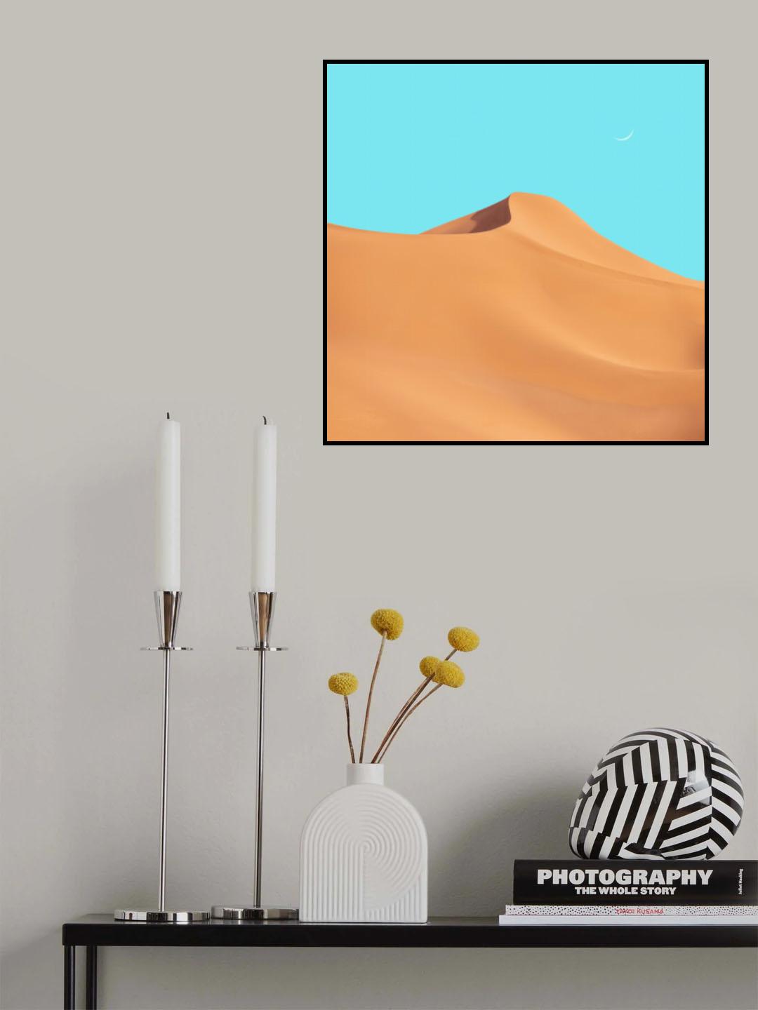 沙漠 Poster och Canvastavla