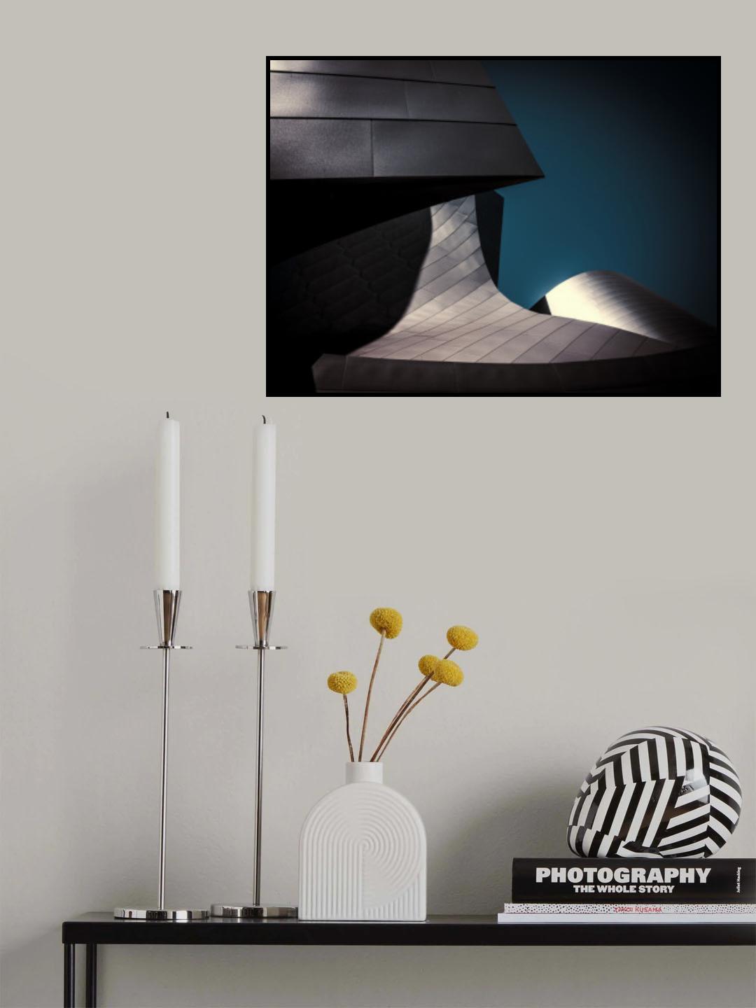 Walt Disney Concert Hall LA - study VI Poster och Canvastavla