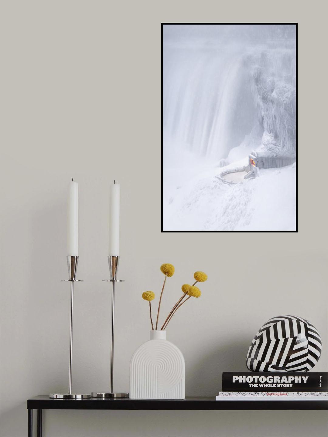 Niagara Falls in winter Poster och Canvastavla