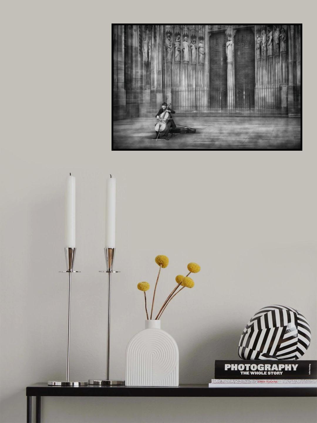 the cellist Poster och Canvastavla