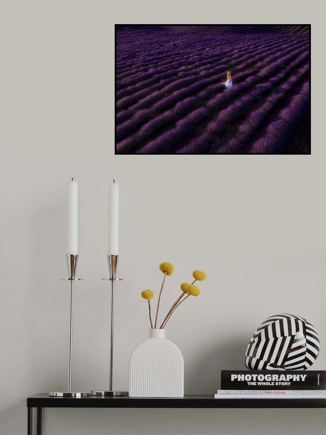 The woman in lavender Poster och Canvastavla