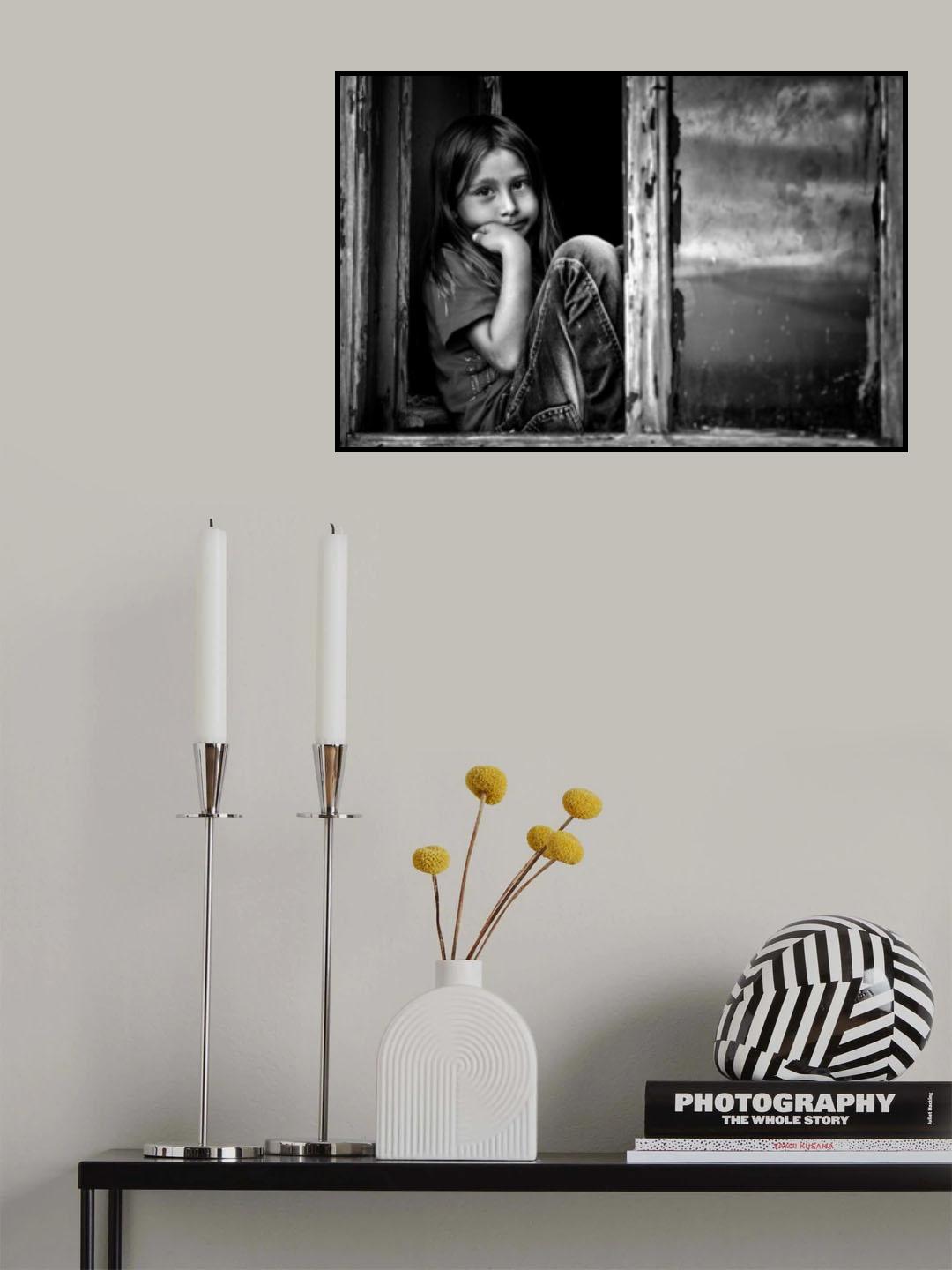 Mona Lisa Look Poster och Canvastavla