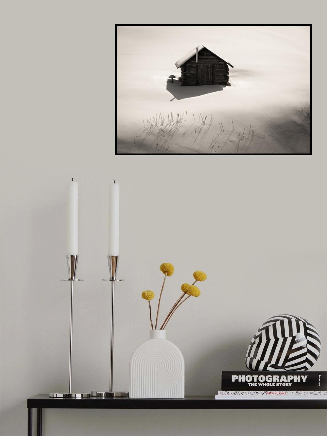 Hut with chimney Poster och Canvastavla
