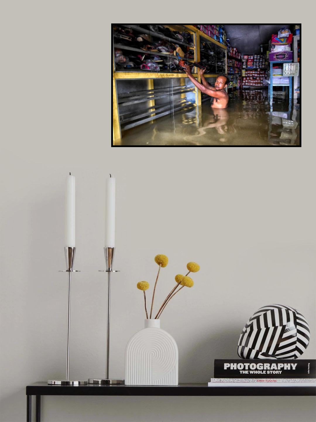 Flooded Life Poster och Canvastavla