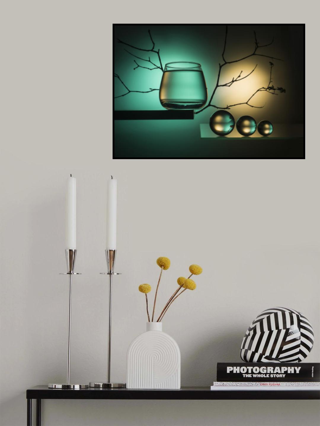 From the series "Experiments with glass" Poster och Canvastavla